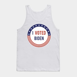 I Voted Biden Tank Top